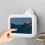 Waterproof Rotating Mobile Phone Holder for Bath Room No Drilling Wall Mounted Storage Organizer Rectangle 3