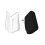 For AYN THOR Game Console TPU Case Storage Bag Portable THOR Flip Transparent Protective Soft Case Shell 2