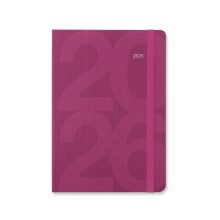 Letts of London Block A5 week to view 2026 diary - Pink 26-081672
