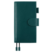 Moterm Leather Cover for Hobonichi Weeks / Mega with Back Pocket (Pebble Deep Teal), (GE-FN113WKLZTL)