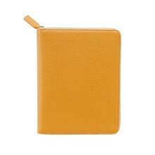 Moterm Zip Leather Case for Stalogy B6 Planner (Pebble Mustard)