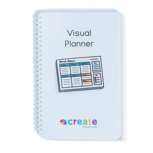 Visual Planner by Create Visual Aids Weekly Planner & Daily Planner for Adults with Visual Symbols for dementia, autism, visual timetable