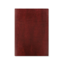 Letts of London Lecassa A5 day to page with appointments 2025 diary - brown