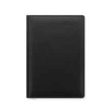 Letts of London Verona A5 day to a page with appointments and planners 2026 diary - Black 26-080450