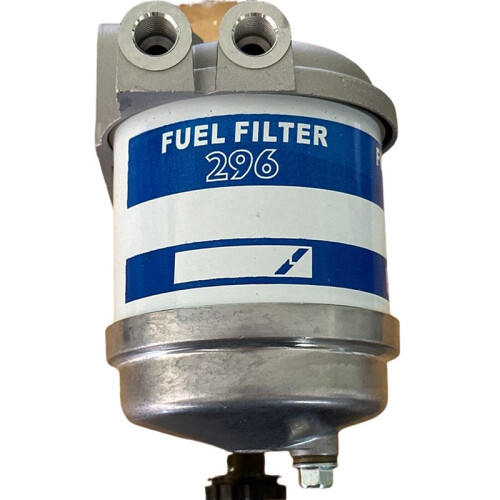 2X  Filter Oil Water Separator Single Cup Assembly 7111-296 HDF296 Universal Fuel Filter 296 Filter Elements 2