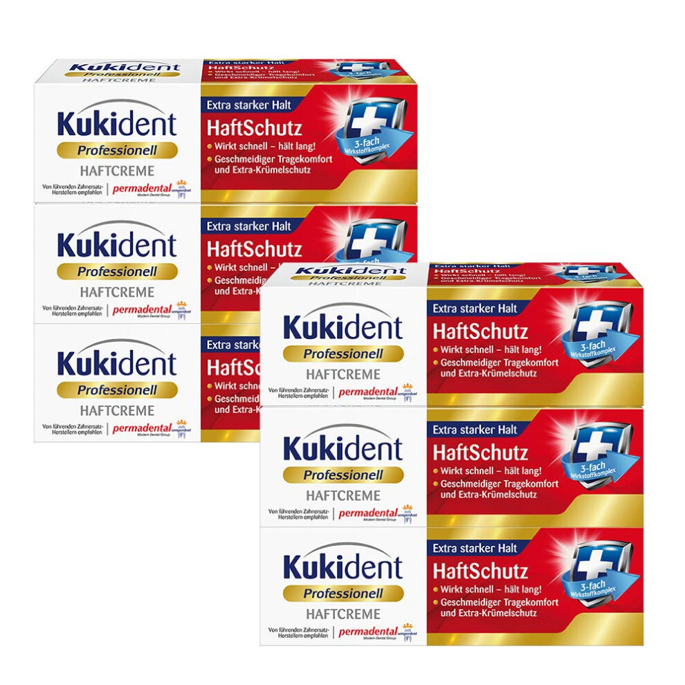Photos - Other Office Equipment Kukident 6 x adhesive cream, strong adhesive protection, 40 g 8189156