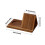 Desktop Organiser Triangular Wooden Bookstand with Drink-pine 4