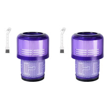 2X Vacuum Filters Replacement Compatible with V11 V15 Cordless Vacuum Cleaner, Replace Part 970013-02 & 970013-03