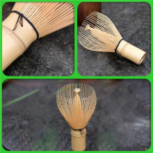 2X Bamboo Japanese Tea Stirring Brush Matcha Bamboo Tea Brush Traditional Handmade Bamboo Tea Brush