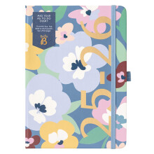 Busy B A5 Diary - Mid-Year Academic Planner - Aug '25 - Aug '26 - Floral Print Journal - Weekly Planner with To-Do Lists, Notes, Week-to-View, 3