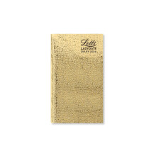 Letts of London Ladydate Slim week to view 2026 diary - Gold 26-TLADYSLIM