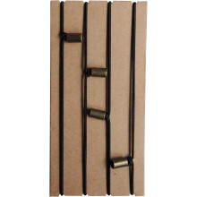Wanderings Traveler's Notebook Elastic Bands - (4"x6") - Jump Bands for Small Passport Size Refillable Travel Journals - Connection Strap Replacements