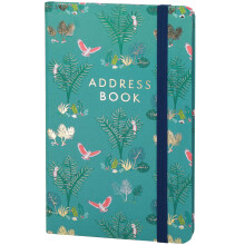 Boxclever Press Small Address Book with 432 Spaces. Address Books with Alphabet Index hardback, Pocket & Change of Address Labels. Perfect Gifts for