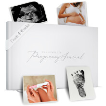 Pregnancy Journal and Planner Gift - Luxury Pregnancy Book for Expecting New Mums - Includes Calendar, Scrapbook, Checklist, Organizer and Memory Book