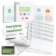 Safer Food Better Business 2026 with Food Safety Book, 13 Month Diary, 2 x Allergen Posters and Content Sheets & More for Caterers Restaurants