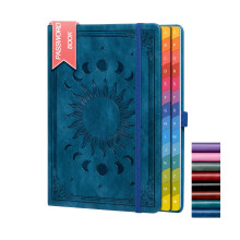 HwxBen Password Book with Colourful Alphabetical Tabs, Hardcover Internet Password Keeper for Organised Website Address Logins and Passwords, Ideal
