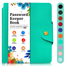 BLESWIN Password Book ? Password Logbook Small with Alphabetical Tabs, Internet Password Book for Organized, Internet Address and Password Book for