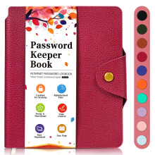 BLESWIN Password Book with Alphabetical Tabs, Username and Password Notebook, Small Password Journal for Internet Address Website Login, Password
