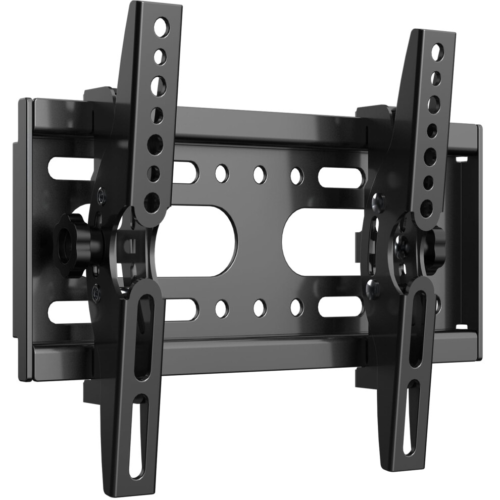Jxmtspw Tv Wall Bracket Tilt For 14-42" Led/Lcd/Oled Flat&Curved Tvs Monitor, Support 25Kg With Max Vesa 200X200mm Spirit Level Included, Television 17853774