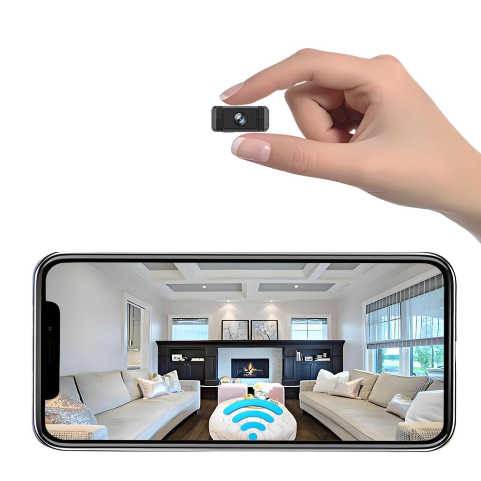 Estaba Mini Spy Hidden Camera, Long Battery Life Mini Wireless Wifi Security Camera, App Control Smallest Surveillance Camera For Room Nanny Cam With 94353495