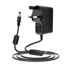 12V 2A Power Supply Adaptor for Yamaha Keyboard Digital Piano PSR YPG YPT DGX DD EZ P Series Electronic Piano Compatible with 12V AC Charger Replacem