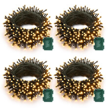 Joomer Christmas Lights Battery Powered, 5.2M 50 LED Christmas Tree Lights, 8 Modes LED Christmas Lights Decorations Fairy Light Waterproof Auto Time