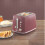 Daewoo Ruby Red Cascade 2 Slice Toaster SDA2778 3