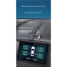 Reifendruckkontrollsystem (TPMS) mit USB-Anschluss und für Android-Betriebssystem für Navigationsgeräte, Temperaturwarnsensoren und Autozubehör
