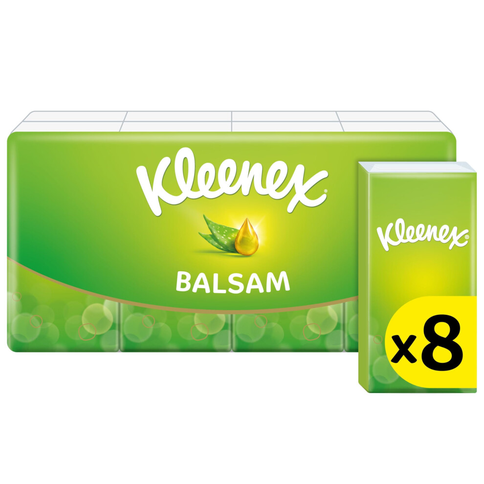 Kleenex Balsam Pocket Tissues 8 Pocket Packs Of Travel Tissues Balmcare To