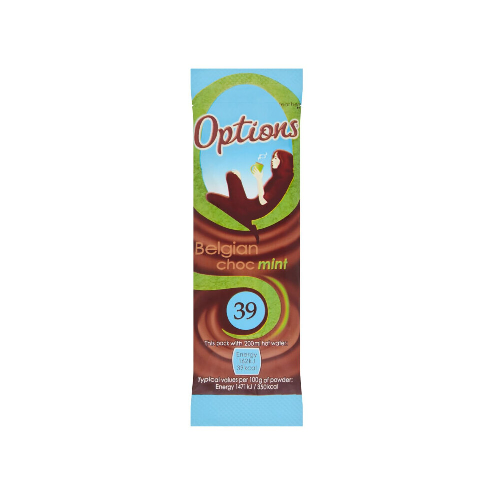 Twinings Options Belgian Mint Chocolate Sachets - Pack Of 30