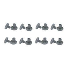 16PCS Dishwasher Basket Wheel for Aeg Favorit Privileg Zanussi Dish Washer Spare Parts Accessories