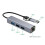 USB C/USB A to Ethernet Adapter 1000Mbps RJ45 Network Card Plug-and- for Phone/Laptop 3