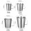 Stainless Steel Measuring Cup with Marking with Handle,Kitchen Practical Measuring Cup Container (500ML) 6