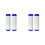4x Water Purifier Filter 10 Inch Flat Mouth UDF Compressed Carbon Water Purifier Filter Elements Mesh Accessories 1