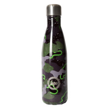 Hype - HYPE - 500ml Thermo Trinkflasche Camo Edelstahl Isoliert Auslaufsicher