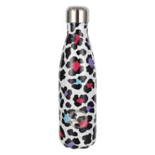 Hype - HYPE - Leopard Thermo Trinkflasche Edelstahl Auslaufsicher Flasche