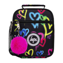 Hype - HYPE - Kinder Lunchbox Graffiti Herzen Schwarz 4.5L Isoliert