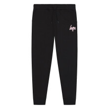(11-12 Years, Ein Schwarzer) Hype - HYPE - Mädchen Jogginghose Schwarz Kinder Sweatpants Bündchen Weich