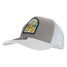 (One Size, Grau) Nicce - Nicce - Herren Bestickte Santorini Trucker Cap, Baumwolle Atmungsaktiv