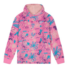 (13-14 Years, Rosa) Hype - HYPE - Mädchen Oversize Decken Hoodie Blau Scribble Fleece Warm