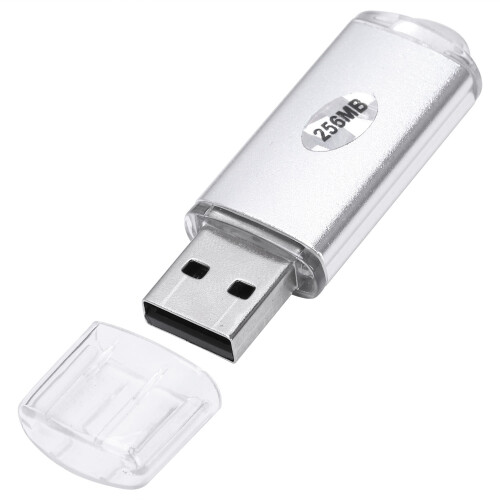 USB 2.0 Flash Memory Stick Speicherstick Farbe: Silber KapazitäT: 256 MB 2