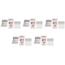 5X for Warning Decals Stickers Labels Aluminum Backed Raptor Blaster Banshee