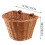 Retro, Handmade, Wicker Bicycle Front Basket with Leather Straps 6