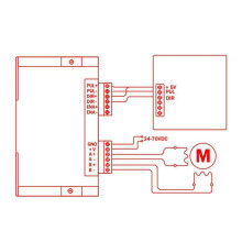 4X Digital Stepper Driver, Dm556  Motor Driver is Suitable for Nema 23, Nema 24 and Nema34 Stepper Motors