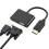 -Auf-VGA+HDTV-Konverter Computermonitor-Adapterkabel DP-Dockingstation Dual-Screen mit Display-Konverter 4