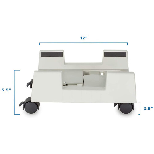 CPU Stand Mobile Desktop Tower Computer Floor Stand Rolling Caster Wheels Adjustable Width Universal PC Computer Holder 2