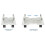 CPU Stand Mobile Desktop Tower Computer Floor Stand Rolling Caster Wheels Adjustable Width Universal PC Computer Holder 6