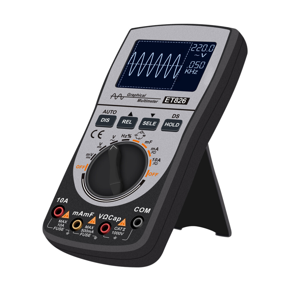 2 In 1 Intelligent Digital Oscilloscope Multimeter Ac/Dc Current Tester 4000 Counts Auto-Range 320997712626
