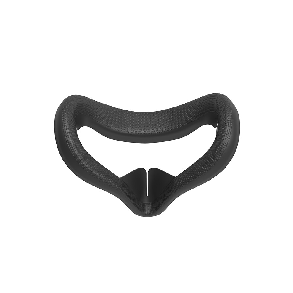 (Black) Silicone Eye Cover Soft Anti-Sweat Guard Eye Pad For Oculus Quest 2 VR Headset Glasses