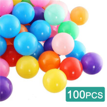(100PS Play Pit Balls) Portable 3 In 1 Childrens Kids Baby Play Tent Tunnel Ball Pit Playhouse Pop Up